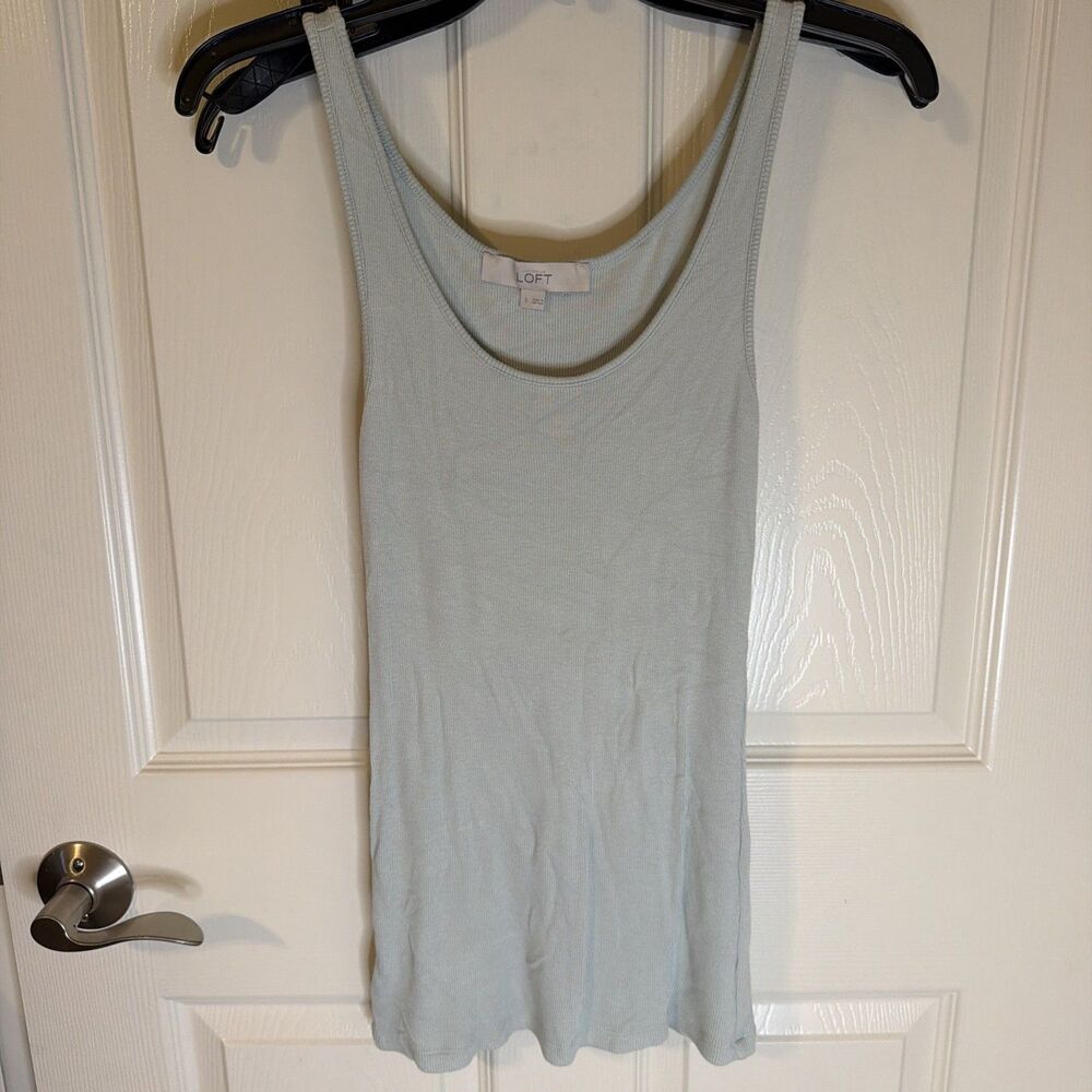Ann Taylor LOFT Sleeveless Pullover Mint Green Tank Top S